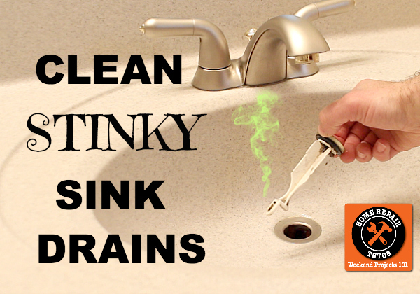 stinky kitchen sink drain remedy